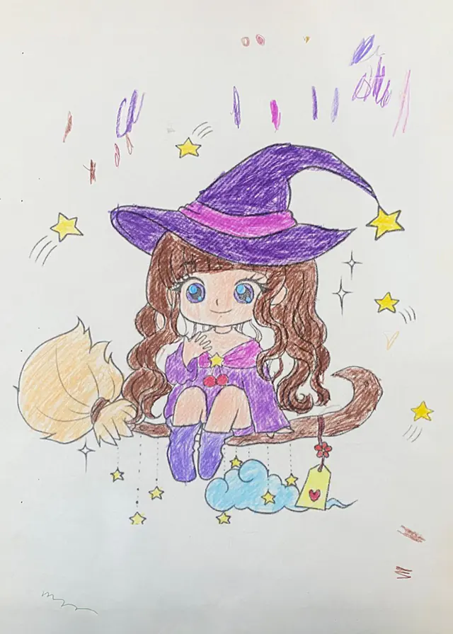 Drawing 3 of 25 by a child of Minab